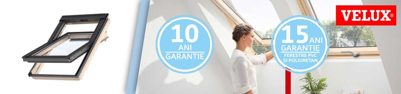 Fereastra mansarda Velux GLU 0061, poliuretan, 3 sticle, maner sus fereastra mansarda velux